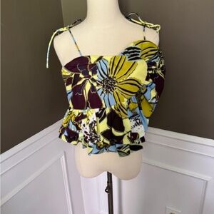 Tanya Taylor Claudette Top in Zest. Size 0 and 4. Brand new with tags.